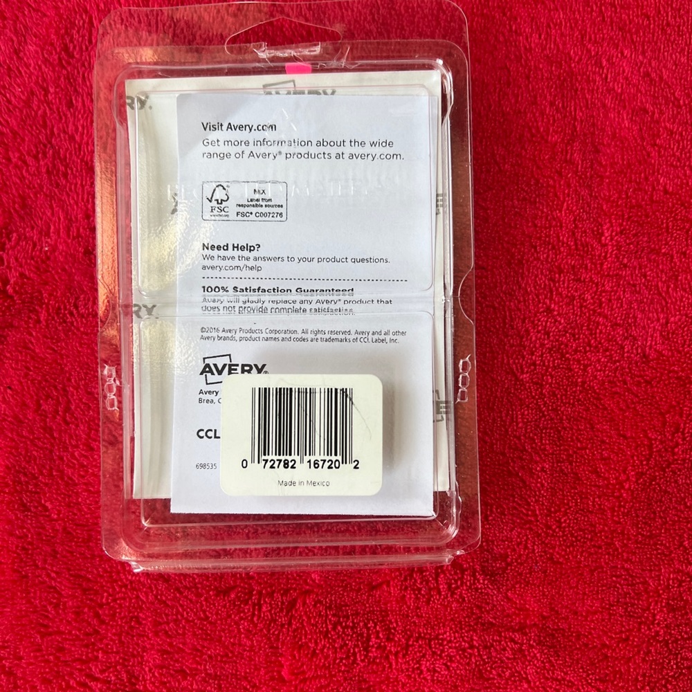 Avery Multi-Color Label Pack - Picture 2 of 2